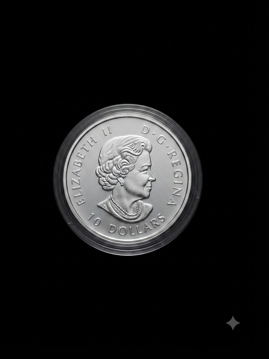 2017 $10 Fine Silver Coin 🌾Canola field 🚜