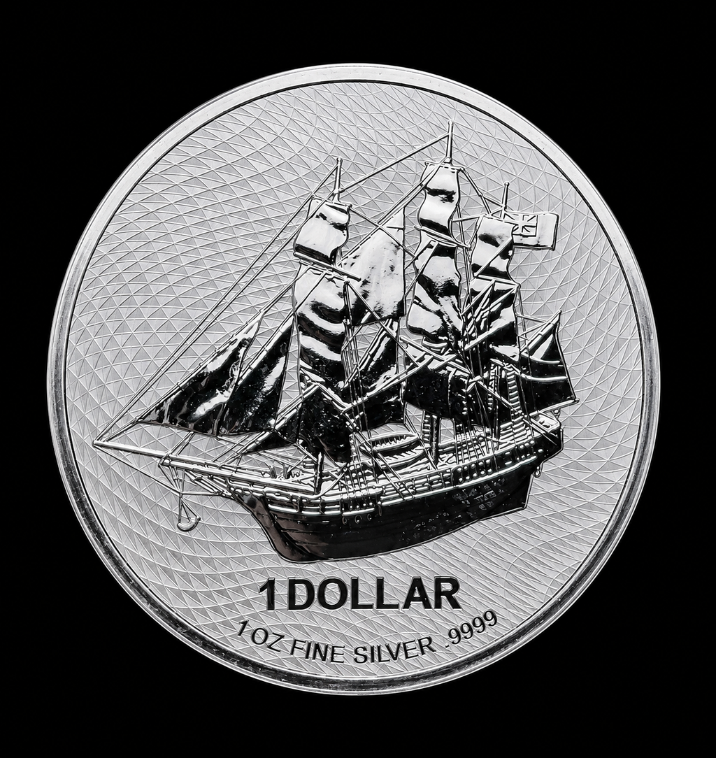 2020 Cook Islands HMS Bounty 1 oz .9999 Fine Silver Coin