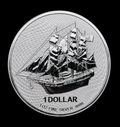2020 Cook Islands HMS Bounty 1 oz .9999 Fine Silver Coin